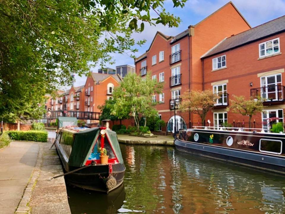 canal and riverside walk