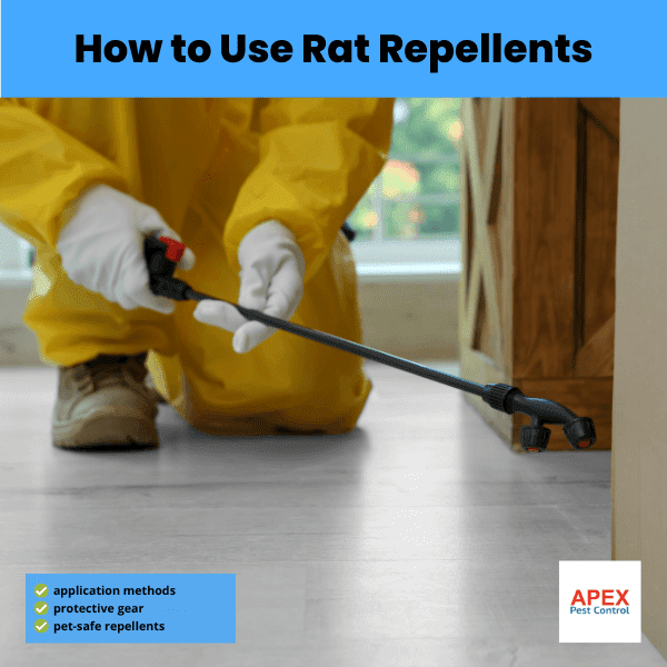 how to use rat repellents