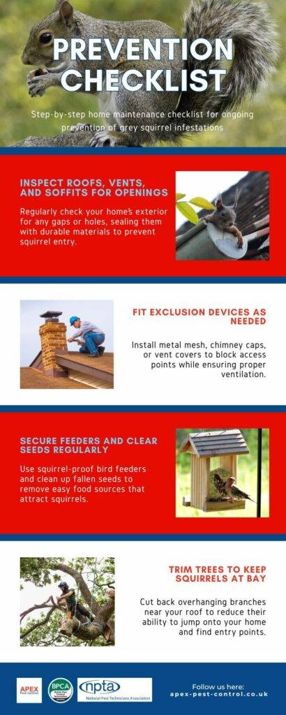 maintenance checklist infographic