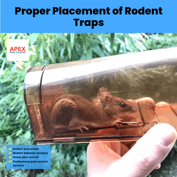 proper placement of rodent traps