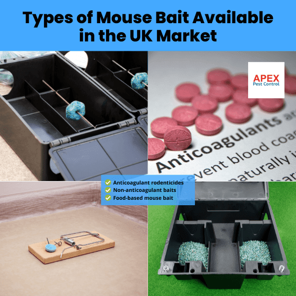 types of mouse bait available in the uk market